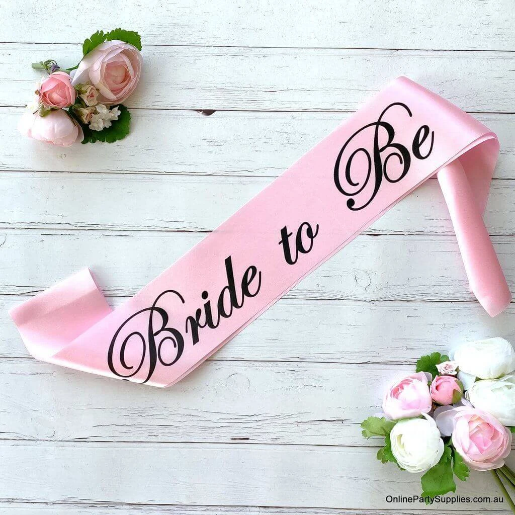 Add a Bride to be Sash